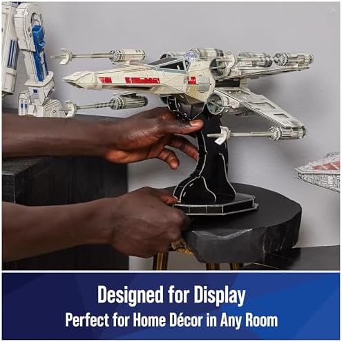 4D Build, Star Wars T-65 X-Wing Starfighter 3D Model Kit, Star Wars Collectible, Adult Puzzle, for Ages 12 & Up
