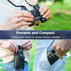 USCAMEL Binoculars for Adults and Kids 8×21 High Powered Compact Binoculars BAK4 Prism Easy Focus - for Bird Watching, Outdoor Use, Hunting, Travel (Black)