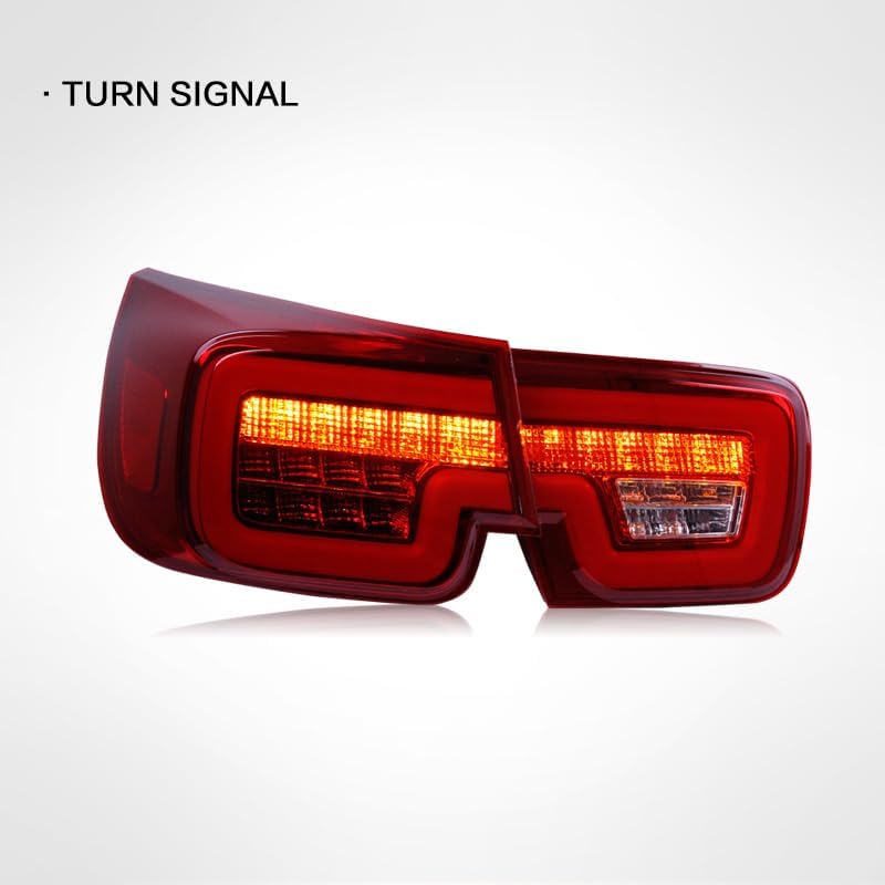 OQHAIR Dynamic Tail Light Assembly Red LED Tail Lamp Brake Rear Reflector Lamps For Malibu 2012-2015 Dynamic Tail Light Assembly sports