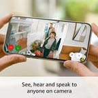 Ring Indoor Cam (newest model) — Home or business security in 1080p HD video, White