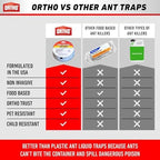 Ant Traps Indoor by ORTHO Home Defense 10pk- Metallic & Adhesive Ant Killer Indoor & Ant Killer Outdoor - Ant Trap & Ant Bait Traps Indoor Ant Killer - Ant Traps Outdoor,Ant Bait Outdoor