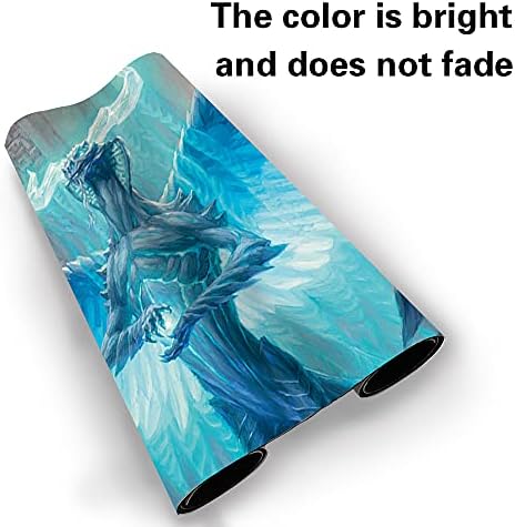 Board Game MTG Playmat Games Size 60X35 cm CCG Compatible for MTG CCG RPG Trading Card Game (MTG1-UGIN, The Spirit Dragon)