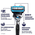 Gillette ProGlide Chill Mens Razor Blade Refills, Cooling Technology Chills, 12 Count