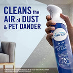 Febreze Air Freshener, Air Effects Hygienic Air Cleaning Spray, Clean Splash Scent, 8.8 Oz. Aerosol Can (Pack of 3)