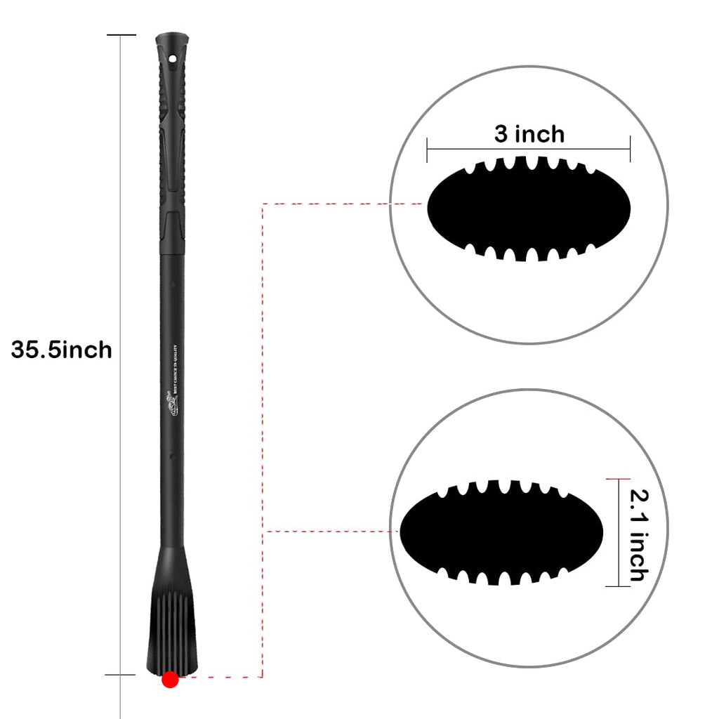 Pick Mattock Handle Replacement Pick Ax Handle with Comfort Grip Garden Pick Axe Handle-Solid Fiberglass Core,for Gardening, Landscaping, Yard Work, and Outdoors (36" Fiberglass Handle Only)