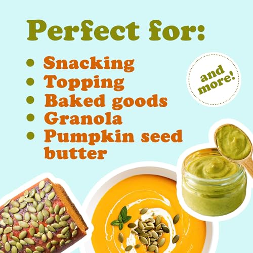 Food to Live Organic Raw Pepitas, 4 Pounds — Non-GMO, Pumpkin Seed Kernels, Unsalted, No Oil, No Shell, Vegan, Kosher, Bulk. Keto Snack.