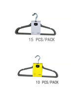 Amazon Basics Slim Velvet Non-Slip Space Saving Suit Clothes Hangers, Closet Organizer, Gray/Silver, 50-Pack