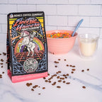 Bones Coffee Company Electric Unicorn Flavored Coffee Beans, Whole Bean Coffee Medium Roast Low Acid, Fruity Cereal With Milk Flavor (12 oz)