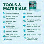 INSL-X Waterborne, Semi-Gloss Acrylic Pool Paint, Aquamarine,1 Gallon,128 Fl Oz (Pack of 1)