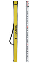 Firecore 9-Foot Aluminum Grade Rod – 10ths, Dual Sided 3-Section Telescopic Survey Rod