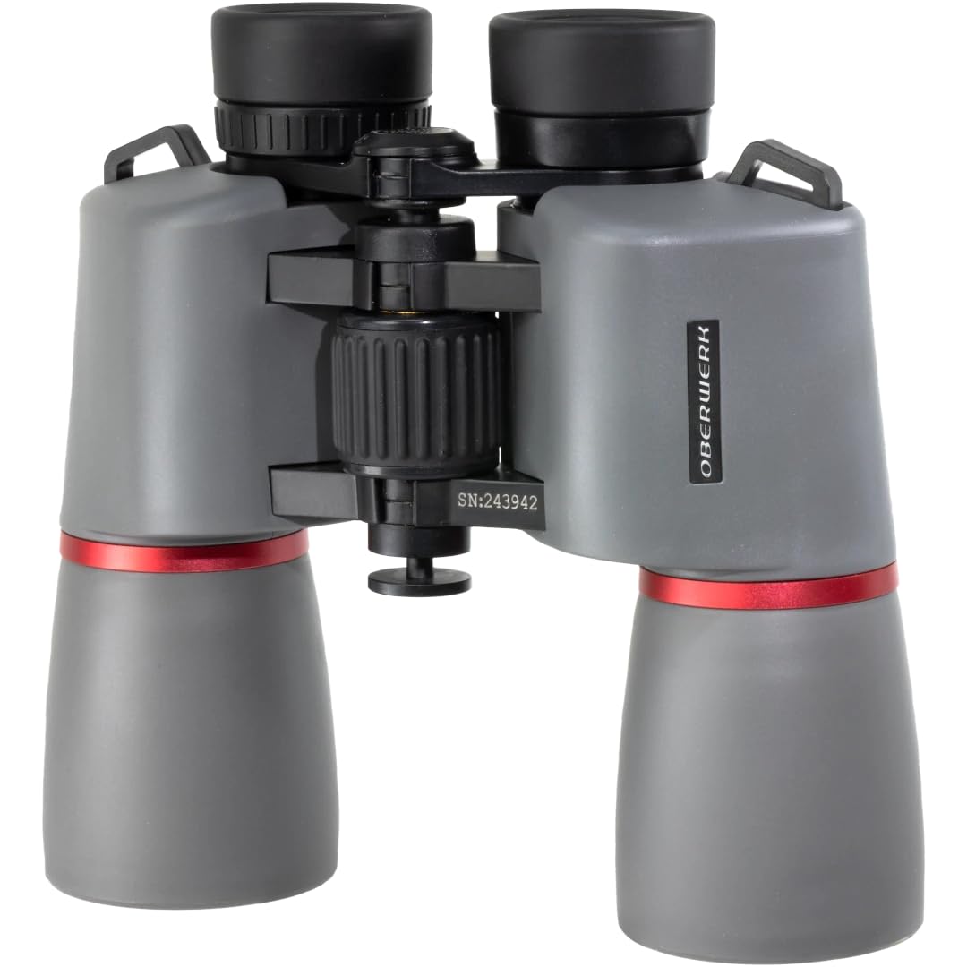Oberwerk 10x50 Explore Binoculars - Compact & Lightweight Binoculars for Adults | Bird Watching, Hiking, & Outdoor Use | Wide 6.0° FOV | Fully Multi-Coated & Waterproof | Includes Case & Neck Strap