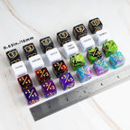 63 Pieces MTG Dice Counters Bulk Ability Keywords MTG Tokens Shield Life Counter 6 Sided Dice Set for Magic The Gathering,TCG,Cards Gaming Accessories