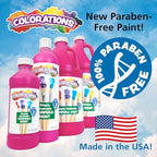 Colorations Paraben-Free Simply Tempera Paint for Kids - Set of 11 Gallons, Vibrant Poster and Classroom Paint, Made in United States, Non-Toxic, Arts and Crafts Supplies