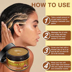 Raw Batana Oil for Hair Growth, Pure Unrefined and Organic Dr. Sebi Hair Growth Oil from Honduras, Batana Hair Growth Oil for Repairs Damaged Hair & Prevent Hair Loss (1pcs)
