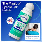 EPSOM-IT Soothing Nerve Lotion - Roll On Epsom Salt Magnesium Lotion, Topical Magnesium Cream with Capsaicin & Arnica for Tired Muscles and Sleep, 3oz