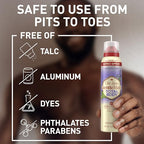 Old Spice Whole Body Deodorant for Men, Total Body Deodorant, Lavender + Mint, Aluminum Free Deodorant Spray for 24/7 Freshness // Dermatologist Tested Whole Body Deodorant, 3.5 oz