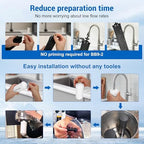 Gravity Water Filters for Berkey Water Filter Replacement, Replacement for BB9-2® Black Filter & for PF-2® Fluoride Filters Combo Packs, Compatible with Berkey® Gravity Water Filter System, (NSF 42)