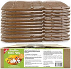 Pollen Patties for Honey Bees - 10lb (10x1lb) Natural Bee Food with 15% Real USA Pollen, Full Dose of Hive Alive Concentrate, Seaweed Micronutrients, and Amino Acids to Improve Colony Health, Brood
