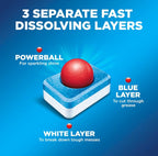 Finish Powerball Dishwasher Pods, Dishwasher Tablets Plastic Free, Fresh Scent, 94 Count