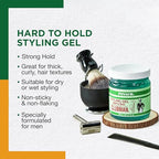Clubman Pinaud Hard to Hold Styling Gel, Firm Hold with Incredible Shine, 16 oz