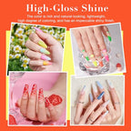 AZUREBEAUTY 170Pcs Dip Powder Nail Kit Starter 36 Colors Pink Red Purple Spring Summer Dipping Powder with Base/top Coat Activator Dip Liquid Set + Nail Removal Accessories Set for Gift