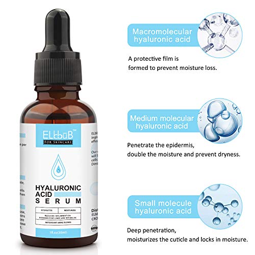 Anti Aging Vitamin C Serum Hyaluronic Acid Serum Set - with Hyaluronic Acid, Skin Care Set Boost Skin Collagen,Hydrate & Plump Skin, Anti Aging & Wrinkle Facial Serum