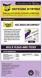 Raid Flea Killer, Kills Fleas, Crickets, Roaches, Silverfish and Ticks, Use in Your Home or on Your Dog (1 Pound (Pack of 6))
