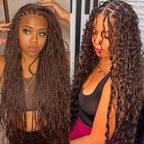 Human Braiding Hair for Boho Braids Deep Water Wave Curly Bulk Human Hair for Braiding Brazilian Virgin Human Hair for Micro Braiding Wet and Wavy Human Braiding Hair 100g 20inch Chocolate Brown