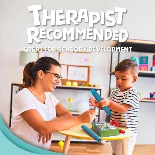 BUNMO Pop Tubes - Sensory Toys - Toddler Toys - Imaginative Play & Stimulating Creative Learning - Hours of Fun for Kids - Tons of Ways to Play - Non-Mouthable Toy 3+ - 30 Pack Large