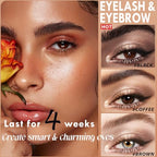 Lash Color Kit, Lasting for 4 Weeks Professional Eyelash & Eyebrow Color Kit, Instant Eyelash Color with Natural Ingredients, Safe & Easy to Use 7ml (Black)