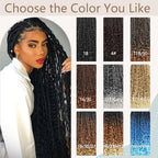 24 Inch Goddess Box Braids Crochet Hair Ombre Blonde Boho Braids Crochet Hair 7packs Crochet Braids With Curly Ends Three Tone Ombre Crochet Boho Braids Pre Looped Goddess Braids Crochrt Hair