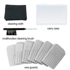 Wax Guards Cerumen Stop Filters for Phonak/Unitron/Widex Hearing Aids Cleaner with Cleaning Brush Kit Tools and Carry Case – 6Packs/48 Pieces