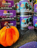 Wake The Hell Up! 12oz Ultra-Caffeinated Pumpkin Spice Ground Coffee, Low Acid, Medium-Dark Roast