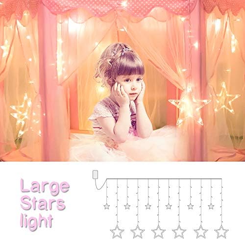 wilwolfer Princess Tent for Girls with Large Star Lights, Kids Play Tent Large Space Playhouse for Children Indoor Games, Toy & Gift for Kids Girls & Boys Age 3+ Child