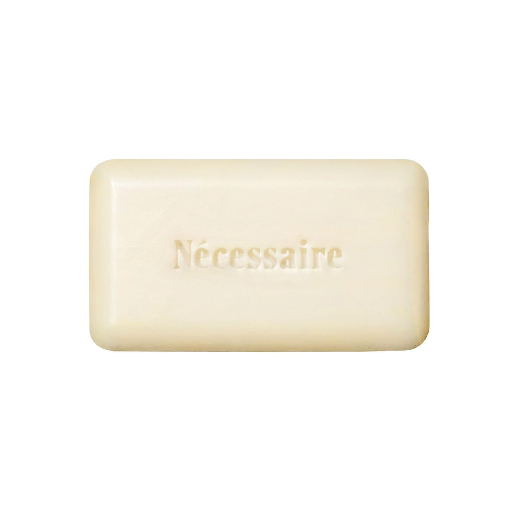 Nécessaire The Body Exfoliant Bar. 2% Physical Exfoliant. 5 Ceramides. Niacinamide. Smooth KP, Rough Patches, Ingrown Hairs. Fragrance-Free. 140 g / 5 oz