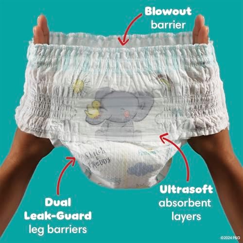 Pampers Diapers - Swaddlers 360 - Size 3, 156 Count, for up to 100% Leakproof Premium Skin Protection