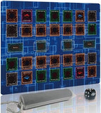 for Yugioh Playmat, 2-Player, Limited Edition Rare Dice and Free Storage Bag Master Rule Duel Field Zones, Large Card Game Mat (Basic2)