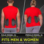 BraceAbility Spine Sport Lower Back Brace - Working Out, Exercise, Run, Kayak, Golf, Gym, Manual Labor, Tennis, Athletic Lumbar Corset for Active Women and Men (2XL)
