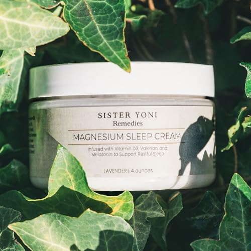 Magnesium Bedtime Butter with Lavender, Valerian Root, Vitamin D3 & Melatonin - Calming Natural Topical Magnesium Lotion - Handcrafted in Small Batches in the USA