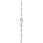 Amazon Essentials 14k Gold or Sterling Silver Plated Figaro Chain Necklace