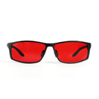 TrueDark by Dave Asprey | Twilights Elite | Blue Light Glasses for Women & Men, Red Lenses Block 99% Blue, Green & Violet Light for Night Use