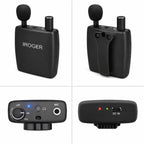 IROGER Hearing Amplifier for Seniors, Personal Sound Amplifier, Smart Auto-Gain, Directional Microphone, Rechargeable with 120-Hour Battery, Headphones & Earbuds Included