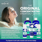 Epsom-It Soothing Muscle Lotion - Roll On Epsom Salt Lotion with Arnica for Muscle Aches and Stiffness, Knees and Tired, Achy Feet, Topical Magnesium Cream, 3oz.