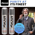 Xikar PUROFINE Premium Butane Fuel Refill (100ml) 0 Impurities - Ultra Refined, Food Grade, Culinary Butane Refill for Torch & Lighter - Jet Flame Lighter Fuel & Kitchen Torch Refills (2 Pack/1.9oz)