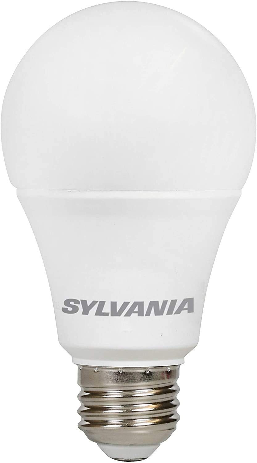 Sylvania ECO LED Light Bulb, A19 60W Equivalent, Efficient 9W, 7 Year, 750 Lumens, 2700K, Non-Dimmable, Frosted, Soft White - 8 Pack (40821)