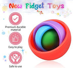 Fidget Toys Adults, 4PC Fidget Spinner Kids Set, Sensory Toys for Teens Ideal Gifts Quiet Cool Gadget for Men Boys Girls, ADHD Autism Stress Relief Finger Tools