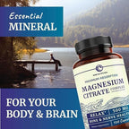 Magnesium Lotion and Magnesium Citrate Supplement | Full Body Magnesium Support for Body and Mind with 8 Fl Oz Topical Magnesium Plus 2 Month Supply Magnesium Complex Pills