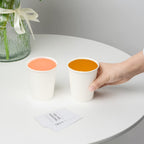 RACETOP Coffee Paper Cups 8 oz [100 pack], Disposable Coffee Cups, Hot Coffee Cups, Office (8 oz 100 pack)
