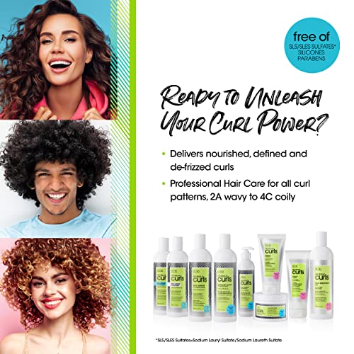 All About Curls Daily Cream Conditioner Essential Moisture for All Curly Hair Types | Strengthens | 3X Resistance to Breaking | Cruelty-Free & Sulfate-Free (2 sizes)