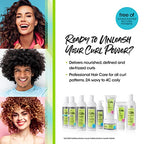 All About Curls Daily Cream Conditioner Essential Moisture for All Curly Hair Types | Strengthens | 3X Resistance to Breaking | Cruelty-Free & Sulfate-Free (2 sizes)